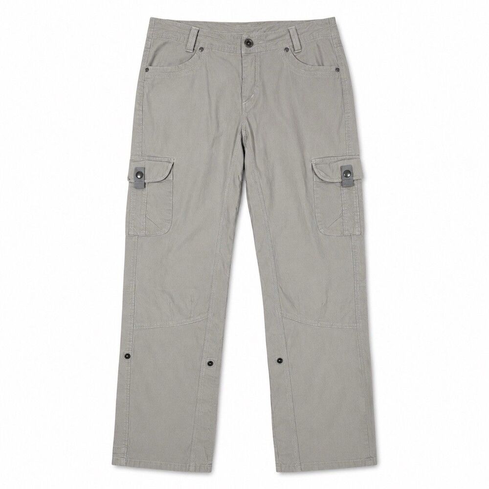 Kuhl Legendary Roll Up Cargo Pants Women Size 10 Regular Brown Hiking Outdoor